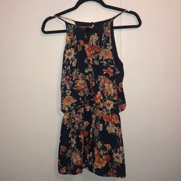 BY & BY Floral Romper - Picture 1 of 4